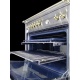 Aragaz Lofra Dolcevita90 RNM96MF2ET/CIF, 90x60cm, 5 arzatoare, 3 cuptoare, grill electric, timer, negru