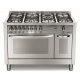 Aragaz Lofra Special120 PD126GV+E /2Cì, gaz, 120X60cm, 7 arzatoare, 2 cuptoare, grill electric, timer, inox