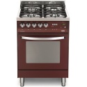 Aragaz Lofra Rainbow PR66MFT/C, gaz, 60x60cm, 4 arzatoare, grill electric, timer, aprindere electronica, rosu