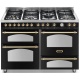 Aragaz Lofra Dolcevita120 RBP126SMFET+MF/2AEO, 120x60cm, 7 arzatoare, 3 cuptoare, grill electric, timer, alb