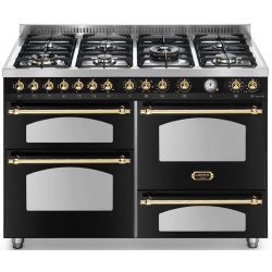 Aragaz Lofra RBI66MFT/CI, 60x60 cm, gaz, 4 arzatoare, grill, aprindere electronica, timer, crem