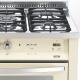 Aragaz Lofra RBI66MFT/CI, 60x60 cm, gaz, 4 arzatoare, grill, aprindere electronica, timer, crem