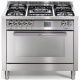 Aragaz Lofra Special100 PG106MFT/UI, gaz, 100X60cm, 5 arzatoare, aprindere electronica, grill electric, timer, inox