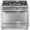 Aragaz Lofra Special100 PG106MFT/UI, gaz, 100X60cm, 5 arzatoare, aprindere electronica, grill electric, timer, inox