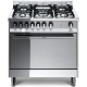 Aragaz Lofra Maxima MG86MF/CC, 80x60 cm, gaz, 5 arzatoare, grill electric, timer, aprindere electronica, inox