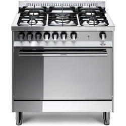 Aragaz Lofra Maxima MG86MF/CC, 80x60 cm, gaz, 5 arzatoare, grill electric, timer, aprindere electronica, inox