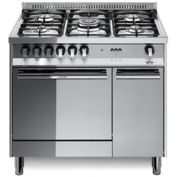 Aragaz Lofra Maxima MT96 MF/C, 90x60 cm, gaz, 5 arzatoare, grill electric, timer, aprindere electronica, inox