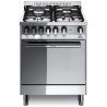 Aragaz Lofra Maxima M66GV/C, 60x60 cm, gaz, 4 arzatoare, grill electric, timer, aprindere electronica,cuptor pe gaz, inox