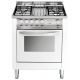 Aragaz Lofra Maxima MB75GV, 70x50 cm, gaz, 4 arzatoare, grill electric, timer, aprindere electronica,cuptor pe gaz, alb
