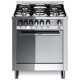 Aragaz Lofra Maxima M76GV/C, 70x60 cm, gaz, 5 arzatoare, grill electric, timer, aprindere electronica,cuptor pe gaz, inox