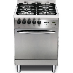 Aragaz Lofra Curba C66MF/C, gaz, 60X60cm, 4 arzatoare, grill electric, timer, aprindere electronica, inox