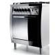 Aragaz Lofra Curba C76MF/C, gaz, 70X60cm, 5 arzatoare, grill electric, timer, aprindere electronica, inox