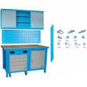 Banc de lucru cu masa si sertare SET MEGA 31 TLG - 00731