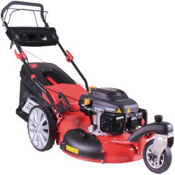 Masina de tuns iarba pe benzina Gude 565S, 6 CP, 196 cmc, 55 cm, 65 l,rosu