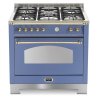 Aragaz Lofra RBI66MFT/CI, 60x60 cm, gaz, 4 arzatoare, grill, aprindere electronica, timer, crem