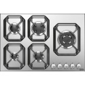Plita incorporabila Lofra Urano HLS7D0, 75 cm, plita gaz, 5 arzatoare,sistem siguranta Stop-Gaz,inox