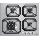 Plita incorporabila Lofra Urano HLS6G0, 60 cm, plita gaz, 4 arzatoare,sistem siguranta Stop-Gaz,inox
