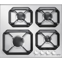 Plita incorporabila Lofra Urano HLS640, 60 cm, plita gaz, 4 arzatoare,sistem siguranta Stop-Gaz,inox