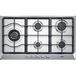 Aragaz Tecnogas P1X66M4VC, 60 cm, gaz, 4 arzatoare, grill, otel inoxidabil