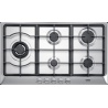 Aragaz Tecnogas P1X66M4VC, 60 cm, gaz, 4 arzatoare, grill, otel inoxidabil