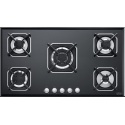 Aragaz Tecnogas P1X66M4VC, 60 cm, gaz, 4 arzatoare, grill, otel inoxidabil