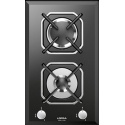 Plita incorporabila Lofra Diadema HGN320, 30 cm, plita gaz, 2 arzatoare,sistem siguranta Stop-Gaz,sticla neagra