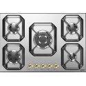 Plita incorporabila Lofra Dolcevita HRS7A0, 75 cm, plita gaz, 5 arzatoare,sistem siguranta Stop-Gaz, inox