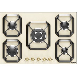 Aragaz Tecnogas P1X66M4VC, 60 cm, gaz, 4 arzatoare, grill, otel inoxidabil