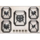 Aragaz Tecnogas P1X66M4VC, 60 cm, gaz, 4 arzatoare, grill, otel inoxidabil Aragaz Tecnogas P1X66M4VC, 60 cm, gaz, 4 arzatoare, grill, otel inoxidabil