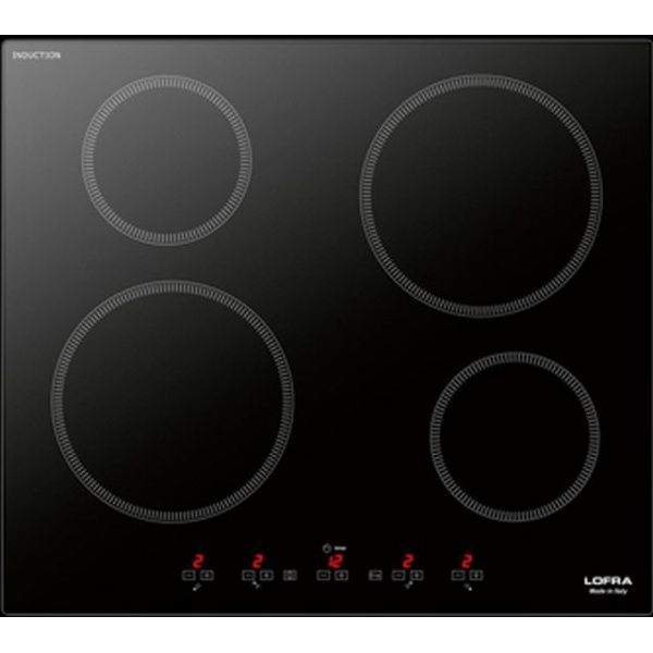 Aragaz Tecnogas P1X66M4VC, 60 cm, gaz, 4 arzatoare, grill, otel inoxidabil