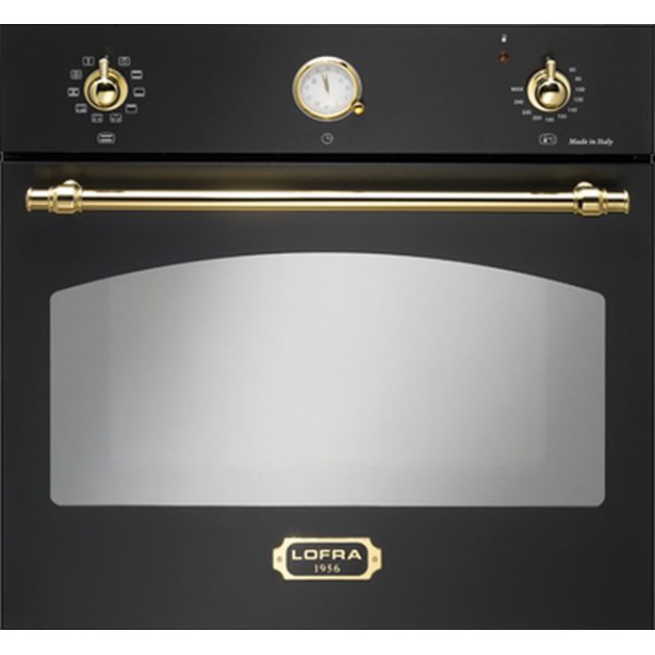 Cuptor incorporabil LOFRA DOLCEVITA FRNM69EE/R, incorporabil, 60cm, 66l, grill electric, negru crom