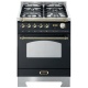 Aragaz Lofra Dolcevita RNM66GVGT/CI, 60x60 cm, gaz, 4 arzatoare, grill, aprindere electronica, timer, negru