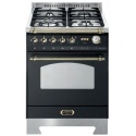 Aragaz Lofra Dolcevita RNM66GVGT/CI, 60x60 cm, gaz, 4 arzatoare, grill, aprindere electronica, timer, negru