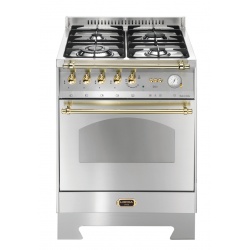 Aragaz Lofra Dolcevita RS66GVGT/Ci, 60x60 cm, gaz, 4 arzatoare, grill, aprindere electronica, timer, inox