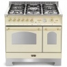 Aragaz Lofra Dolcevita RBIG96GVGT/CI, 90x60 cm, gaz, 5 arzatoare, grill, aprindere electronica, timer, crem