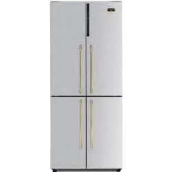 FRIGIDER HAIER HRF-628DF6, A+, 449 kWh/an, 380 L, 199 L, argintiu