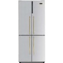 FRIGIDER HAIER HRF-628DF6, A+, 449 kWh/an, 380 L, 199 L, argintiu