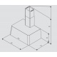 Hota decorativa Lofra Dolcevita 90 , 90 cm, 1 motor, 4 viteze, 800 m3/h, inox