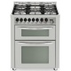 Aragaz Lofra Professional PUD76MFE/Ci, 70x60cm, 5 arzatoare, 2 cuptoare electrice, grill, rotisor, aprindere electronica, inox