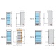 Vitrina bauturi Tecfrigo TFG 138, capacitate 372 L, temperatura +1/+10º C, alb