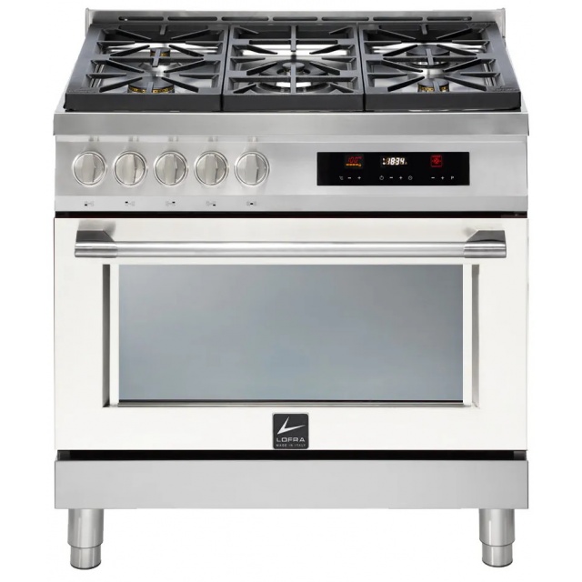Aragaz Lofra RBI66MFT/CI, 60x60 cm, gaz, 4 arzatoare, grill, aprindere electronica, timer, crem
