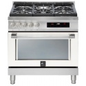 Aragaz Lofra RBI66MFT/CI, 60x60 cm, gaz, 4 arzatoare, grill, aprindere electronica, timer, crem