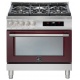 Aragaz Lofra ITALIA ARG96WMFT/AEO, 90X60cm, 5 arzatoare, cuptor electric, grill electric, timer, aprindere electronica, Roșu