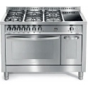 Aragaz Lofra RBI66MFT/CI, 60x60 cm, gaz, 4 arzatoare, grill, aprindere electronica, timer, crem