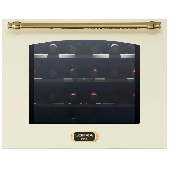 Vitrina de vinuri LOFRA Dolcevita ZBRBI24T, 24 sticle, 1 zone temperatura +3 +18 °C, finisaj bej