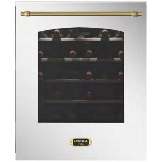 Vitrina de vinuri LOFRA Dolcevita ZBRS36T, 36 sticle, 1 zone temperatura +3 +18 °C, finisaj inox