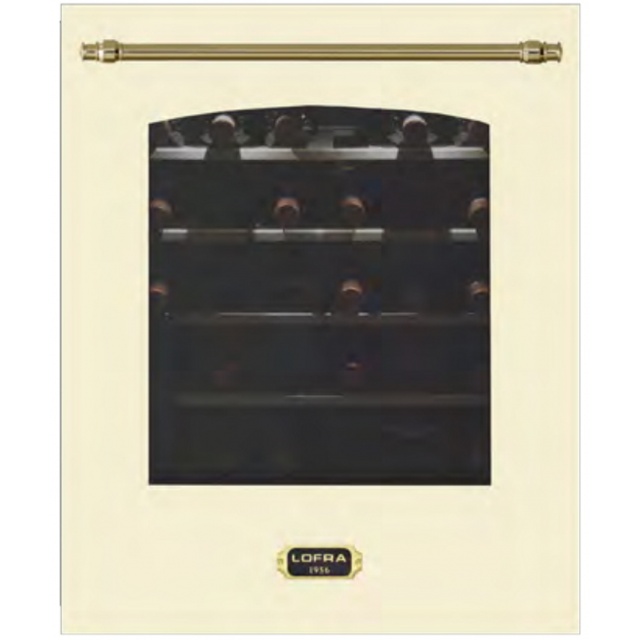 Vitrina de vinuri LOFRA Dolcevita ZBRBI36T, 36 sticle, 1 zone temperatura +3 +18 °C, finisaj bej