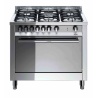 Aragaz Lofra Maxima MG96 MF/C, 90x60 cm, gaz, 5 arzatoare, grill electric, timer, aprindere electronica, inox