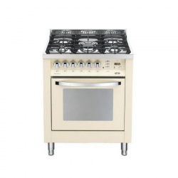 Aragaz Lofra Rainbow PR76GVT/CI, gaz, 70x60cm, 5 arzatoare, grill electric, timer, aprindere electronica, rosu