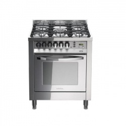 Aragaz Lofra Rainbow PR76GVT/CI, gaz, 70x60cm, 5 arzatoare, grill electric, timer, aprindere electronica, rosu